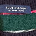 Scotch & Soda  Green Pink Striped Short Sleeve Sweater Tunic Size Medium Photo 4