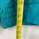 Obermeyer  Eden Jacket Ski Coat Sz 10 Teal Thumb Holes Snowboard Fur Hood Photo 4