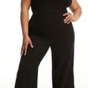 Good American NWT  Vacay Palazzo Strappy Open Back Jumpsuit Black 6/3XL Photo 0