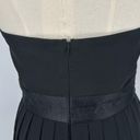 White House | Black Market  Strapless Pleated Bubble Hem Dress Women's Size 10 Photo 6