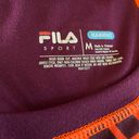 FILA sport Performance Running orange & Deep Maroon short sleeve Top size med Photo 1