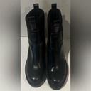 ZARA  Black Chunky Platform Lug Sole Knit Sock Shaft Ankle Boots Size 37 = US 6.5 Photo 6