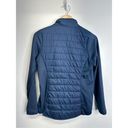 Peter Millar Peter Sweater Womens Small Blue Sharks Tooth Full Zip Hybrid Navy Jacket Photo 6