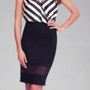 Bebe Black Mesh Pencil Skirt Size XS Photo 0