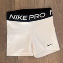 Nike White  Pro Shorts Photo 0