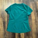 Jaanuu  1-Pocket Tuck-in Hunter Green Scrub Top Size Small Photo 5