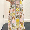 Paper Heart Colorful Patchwork Tie Back Maxi Dress Photo 3