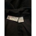 Talbots Vtg 80s  Petites USA Black Denim Midi Wrap Around Skirt 27” Waist 38” Hip Photo 5