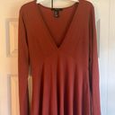 Forever 21 Burnt Orange Longsleeve Dress Photo 0