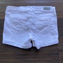 AG Adriano Goldschmied  The Payton White Denim Roll Up Short Size 28 Photo 5