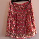 Flowy Pleated Skirt Red Size M Photo 0