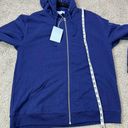 Hill House NEW  The All-Gender Teddy Zip-Up in Navy Blue Photo 6