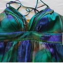 Oleg Cassini Vintage  100% Silk Dress Summer straps Size 6 Photo 7