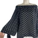 One Teaspoon  for Free People Bonnie Ace Off Shoulder Dot Top Size 8 Photo 5