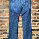 James Jeans Dry Aged Denim  Blue Faded Bootcut Women's Size 26 Photo 4