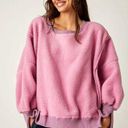 Free People NWOT /We The Free Cozy Camden Sweatshirt in Moonlight Mauve Photo 0