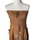 Love Sense Crochet Skirt or‎ Top Swimsuit Beach Cover Up Festival Women Size M Brown Size M Photo 5