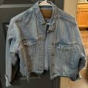 American Eagle Jean Jacket Cropped Photo 0