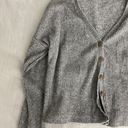 Urban Outfitters Gray Ribbed Cropped Cardigan Photo 3