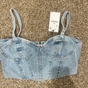 ZARA Jean Top Photo 1