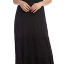 Karen Kane  - Spring Dresses II - Crush MIDI Dress Navy Blue Crinkle Tiered NWT Photo 1