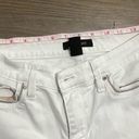 White House | Black Market WHBM White Girlfriend Distressed Jean. Size 4. Photo 9