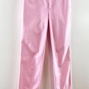 Bubblegum Escada High Waisted Ankle Length Straight Leg Jeans Stretch  Pink 36 Photo 7