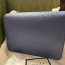 Gucci Authentic  Dollar Calfskin Small Interlocking G Shoulder Bag Caspian NEW Photo 6