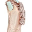 Oscar de la Renta  Pink Silk Ruffle Blouse, Size 2/4 Photo 6