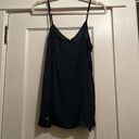 Gap  | Basic Black Tank Top Adjustable Spaghetti Straps Size Large Front Buttons Photo 3