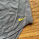 Nike  Elastika tank heathered grey/yellow Sz XS EUC running/training/gym/workout Photo 2