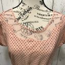 Bordeaux  Los Angeles lightweight dress in peach and black polka dots.  W/belt L Photo 1