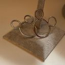 Disney  : Silver plated Mickey head shaped earrings. Approximate one inch in size Photo 2