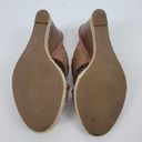 Jack Rogers  Sophia Leather Wedges Oak Brown Slip On Size 8M Photo 5