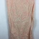 Urban Outfitters  Strapless Linen Pink Zebra Slit Midi Dress Medium Photo 6