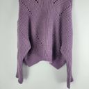 Elizabeth and James  Open Stich Chunky Knit Sweater Long Sleeve Size XL Photo 3