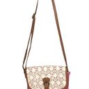 American Eagle Y2k  Coral & White Lace Canvas Cross Body Bag Photo 5