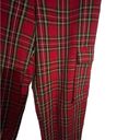 Forever 21  Plaid Jogger Pants Women's Size Med Pockets Cargo Photo 1