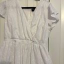 Lane Bryant  flutter sleeve white eyelet lace maxi dress 16 Photo 1