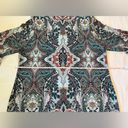 Chico's Chico’s Shift Casual Dress in Blue Paisley Print Chico’s Size 2 (Size L 12) EUC Photo 4