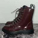 DKNY NWOT  Malaya Lace-Up Combat Booties Size: 7.5 US Photo 3