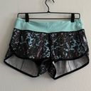 Lululemon Speed Short 6 Floral Sport Tranquil Blue Multi Photo 0