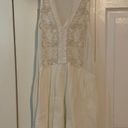 Ecote White Embroidered Long Tank Photo 0