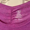 Athletic Works Heathered Purple Ruched Shirt XXL Photo 1