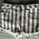 ZARA Stripe Patterned High-Waisted Shorts Photo 1