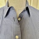 Cutter and Buck  blue and white stripe sleeveless button down shirt Photo 2