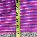 L.L.Bean Pink and Blue Striped  Polo Shirt M Photo 4