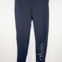 Calvin Klein  Performance Sweat Wicking Black Leggings Women's Size Medium M Photo 5