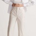 Madewell NWT  The Perfect Vintage Straight Pant: Faux Leather Edition Photo 0