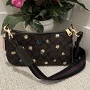 Coach  Jes Baguette In Signature Canvas With Vintage Mini Rose Print C6823 Photo 2